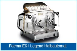 Kaffeemaschine Halbautomat Faema E61 Legend kl
